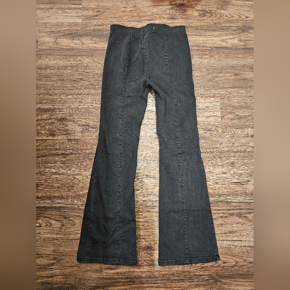 We The Free Pull On Black Flare Jeans - Picture 7 of 8